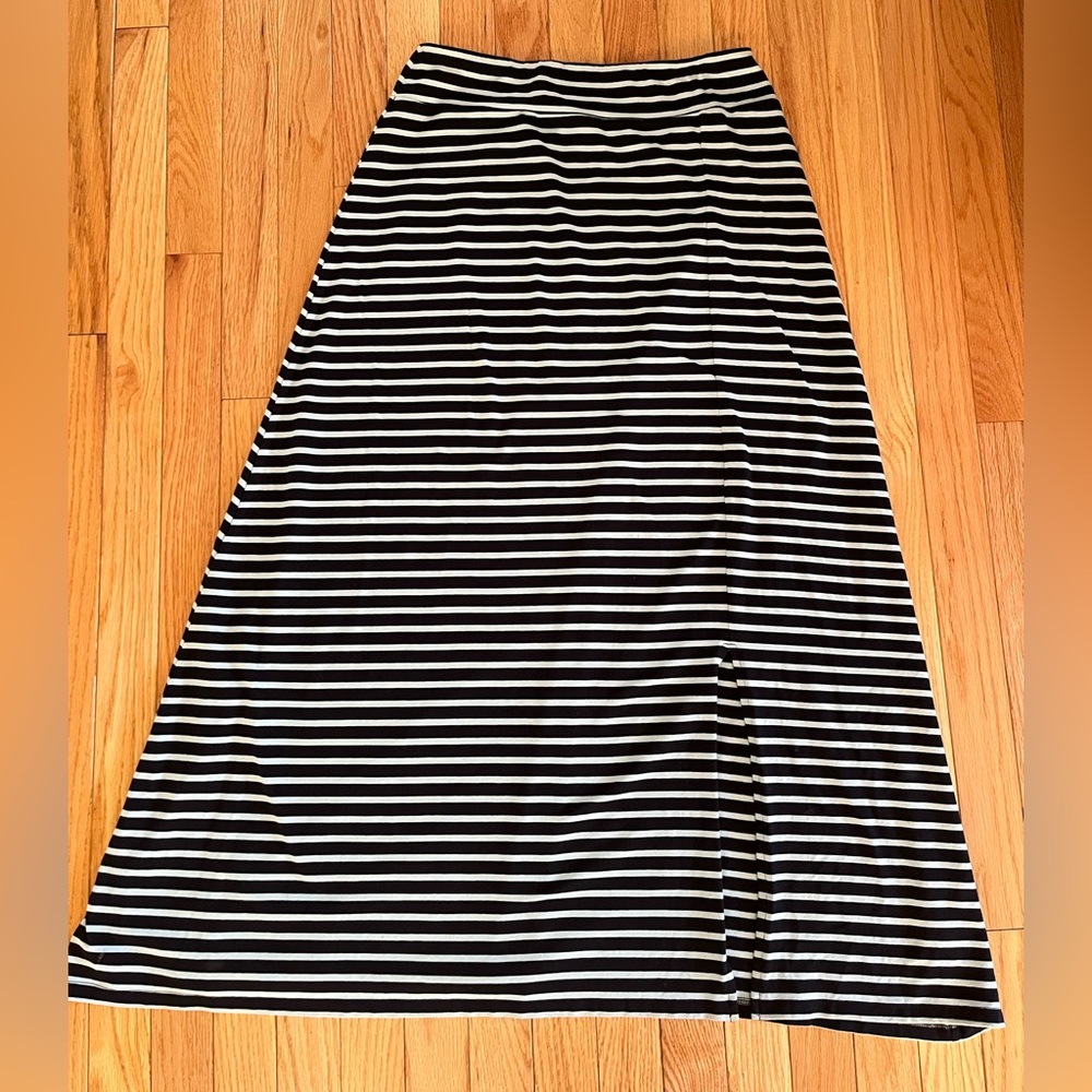 Talbots Striped Maxi Skirt